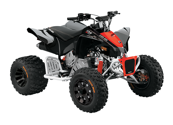 2022 Can-Am DS 90 X Black/Can-Am Red