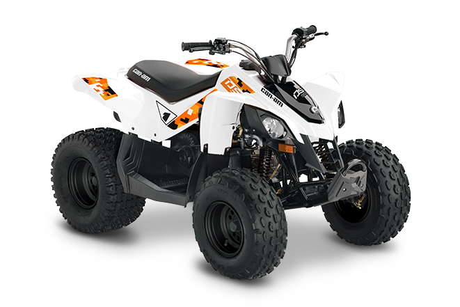 2022 Can-Am DS 90 White