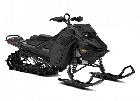 2024 Ski-Doo Summit X with Expert Package Timeless Black (painted) and Orange Crush Rotax® 850 E-TEC