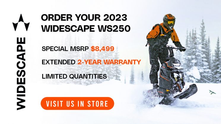 Secure the ’23 WS250 for $8,499 with a bonus 2-year warranty.